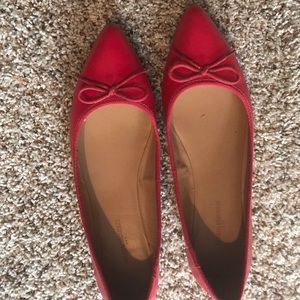 Banana Republic size 9 red flats.